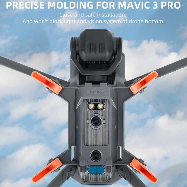 Sunnylife M3P-LG582 For DJI Mavic 3 Pro Folding Increases Tripod Protection Support Spider Landing Rack(Grey)