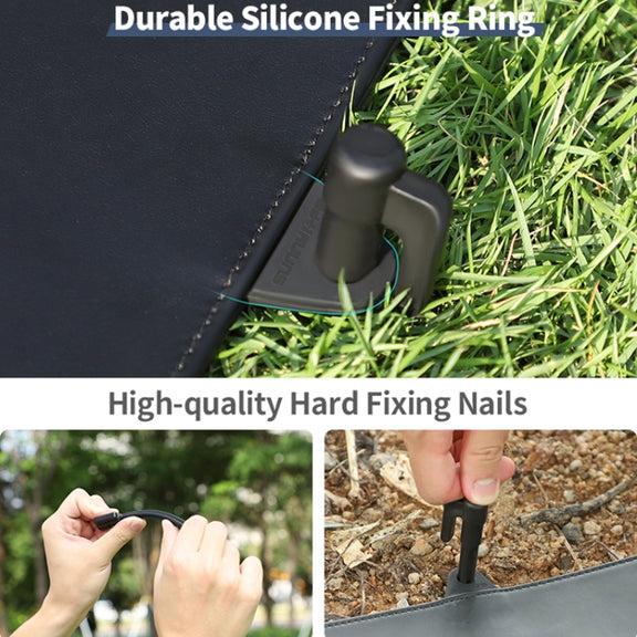 Sunnylife TJP10 110cm Hexagonal Double-Sided Folding With Ground Spikes Drone Universal Apron