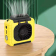 Outdoor Waist-Mounted Lighting Fan Multifunctional Bracket Hanging Neck Fan(Yellow) - free shipping - PMC TechLife - Order now!