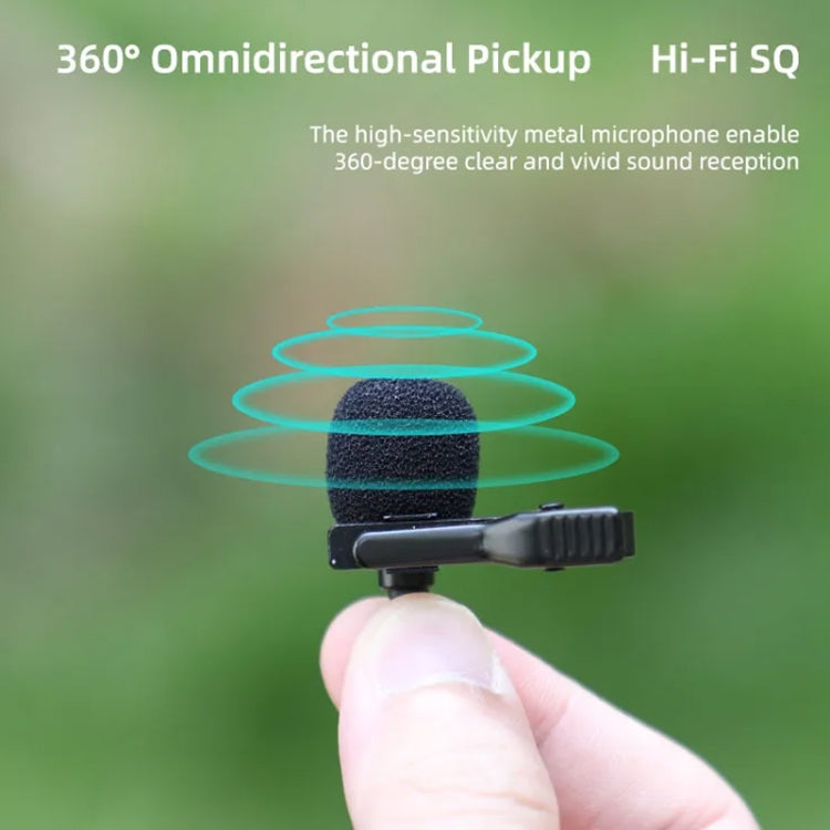 For DJI Pocket 3 / Action 4 / 3 / 2 Sunnylife MC490 Collar Microphone Motion Camera Recording Wheat