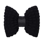 Car Seat Breathable And Comfortable Puff Pillow Upholstery, Color: Lumbar Pillow Black