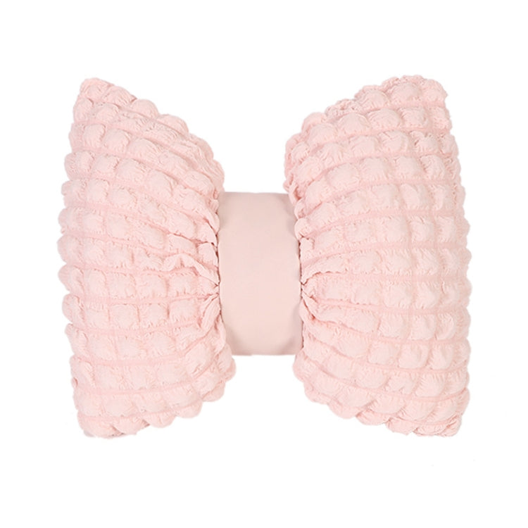 Car Seat Breathable And Comfortable Puff Pillow Upholstery, Color: Lumbar Pillow Pink