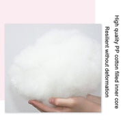 Car Seat Breathable And Comfortable Puff Pillow Upholstery, Color: Headrest Beige