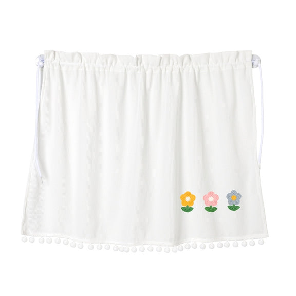 Car Sun Protection Blackout Curtain Cartoon Sunshade Curtain, Pattern: Yellow Pink Blue Flower
