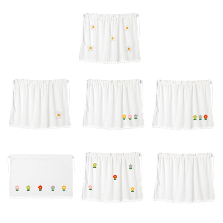 Car Sun Protection Blackout Curtain Cartoon Sunshade Curtain, Pattern: Five Sunflowers