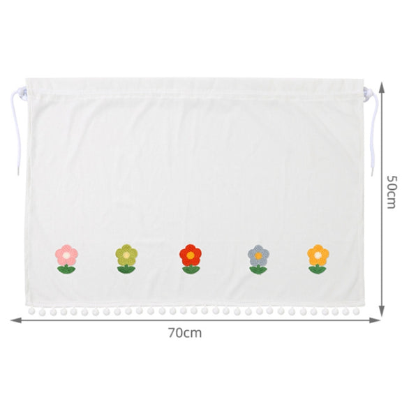Car Sun Protection Blackout Curtain Cartoon Sunshade Curtain, Pattern: One Sun Flower