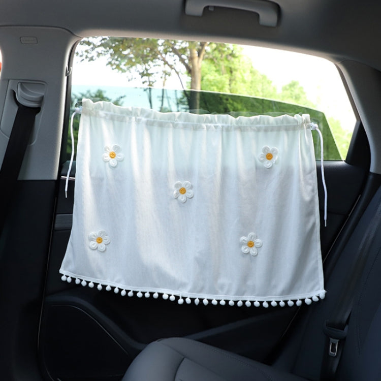 Car Sun Protection Blackout Curtain Cartoon Sunshade Curtain, Pattern: Five Sunflowers