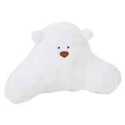 Car Cartoon Bear Plush Seat Upholstery Pillow, Color: Lumbar Pillow White