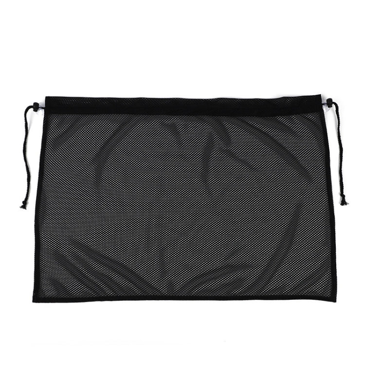 2pcs Car Curtain Sun Protection Mesh Suction Cup Sunshade(Black)