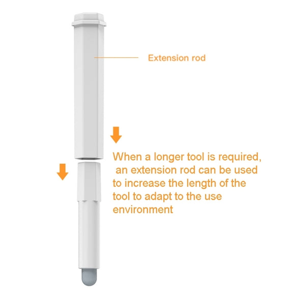 Q20 Headphone Cleaning Pen Mobile Phone Camera Computer Cleaning Tool(Black+Yellow)
