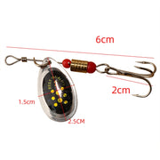 10pcs Roadrunner False Bait Sequins Lure Set, Color Random Delivery