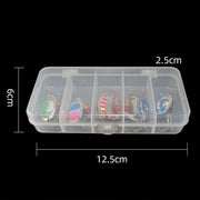 10pcs Roadrunner False Bait Sequins Lure Set, Color Random Delivery