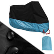 190T Motorcycle Rain Covers Dustproof Rain UV Resistant Dust Prevention Covers, Size: M(Black and Light Blue) - Protective Gear by PMC TechLife | Online Shopping South Africa | PMC TechLife | Buy Now Pay Later Mobicred