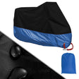 190T Motorcycle Rain Covers Dustproof Rain UV Resistant Dust Prevention Covers, Size: M(Black and Dark Blue) - free shipping - PMC TechLife - Order now!