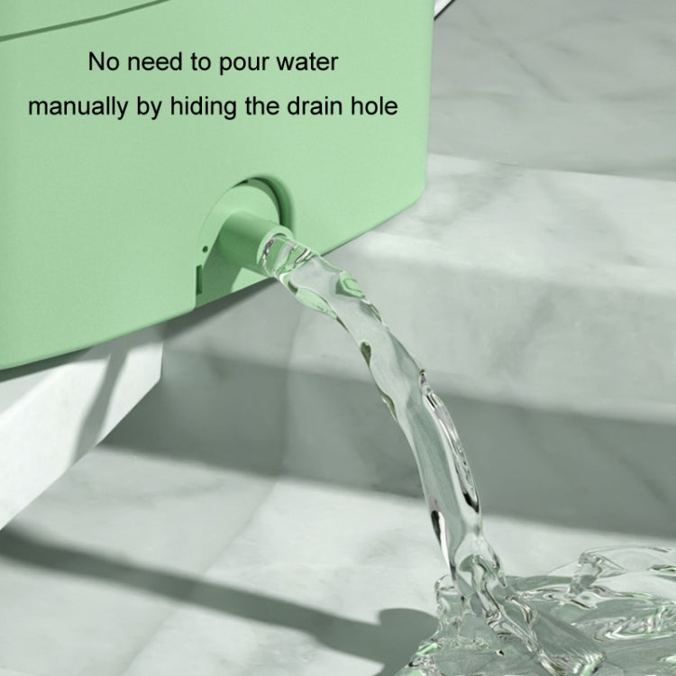 4.5L Mini Portable Folding Household Washing Machine Underwear Washer, Color: Fruit Green(US Plug)