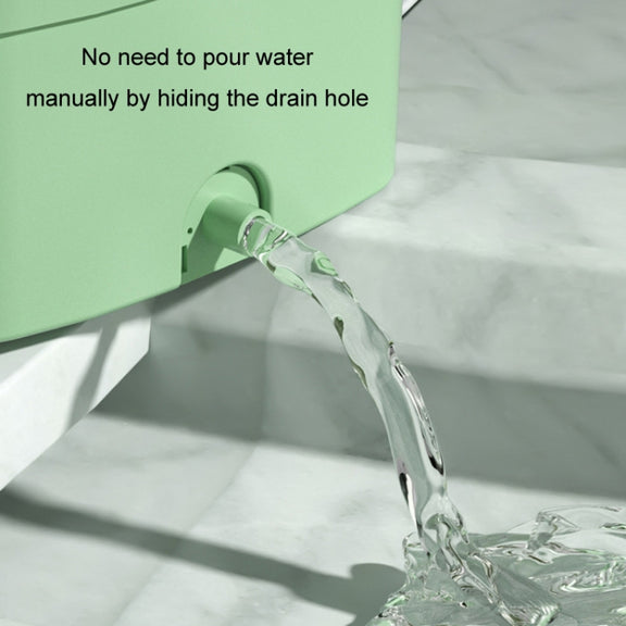 4.5L Mini Portable Folding Household Washing Machine Underwear Washer, Color: Fruit Green(US Plug)