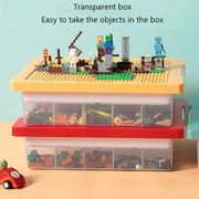 Children Toy Parts Building Blocks Storage Box(Yellow)