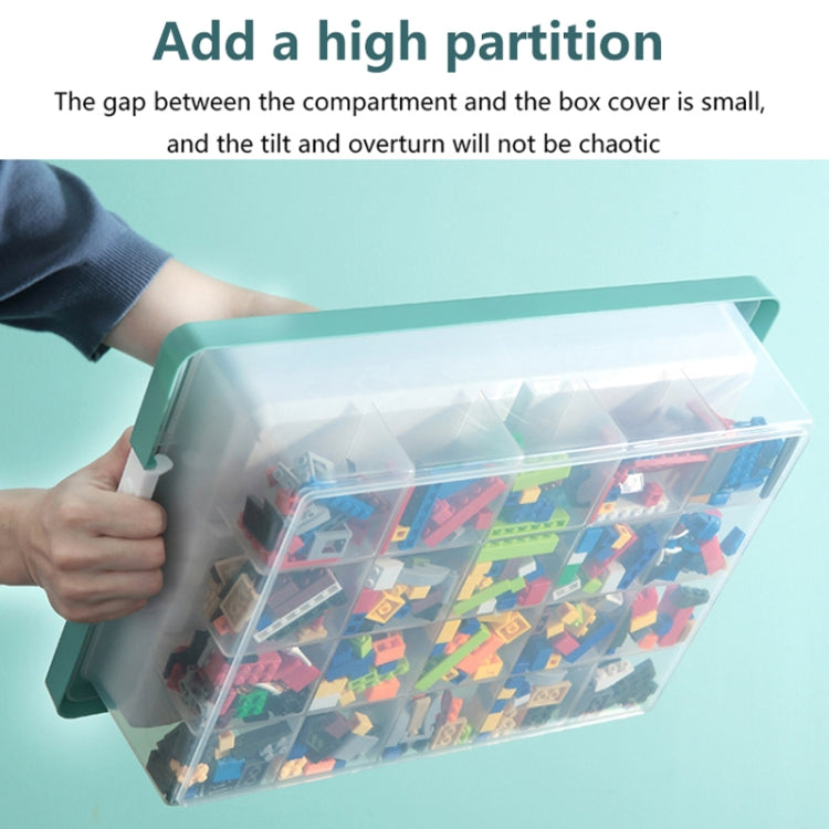 Children Toy Parts Building Blocks Storage Box(Red)