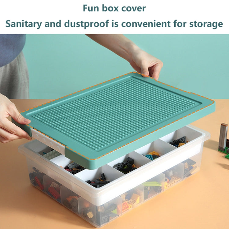 Children Toy Parts Building Blocks Storage Box(Red)