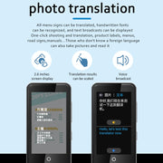 F6 Translation Machine 139 Languages Interpreted Online Translation 14 Camera Translator Recording Contemporary Interpretation(Royal Blue)