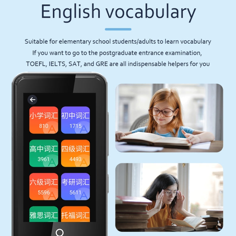 F6 Translation Machine 139 Languages Interpreted Online Translation 14 Camera Translator Recording Contemporary Interpretation(Royal Blue)