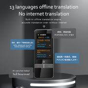 F6 Translation Machine 139 Languages Interpreted Online Translation 14 Camera Translator Recording Contemporary Interpretation(Black)