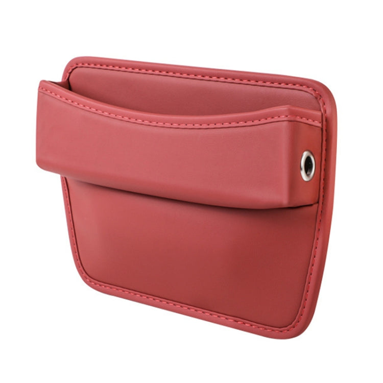 Car Gap Storage Box Seat Decoration Seat Filler Organizer(Wine Red)