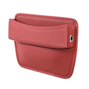 Car Gap Storage Box Seat Decoration Seat Filler Organizer(Wine Red)