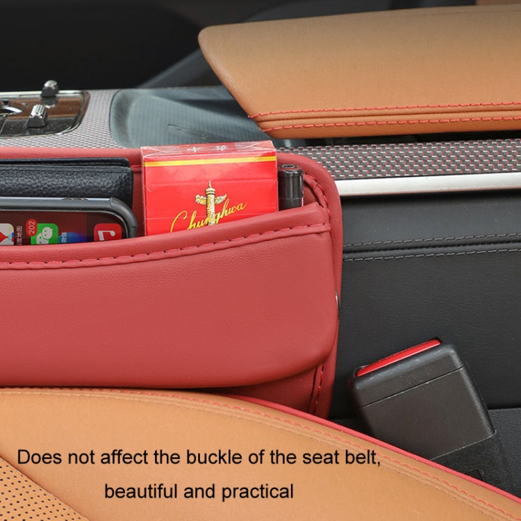 Car Gap Storage Box Seat Decoration Seat Filler Organizer(Black)