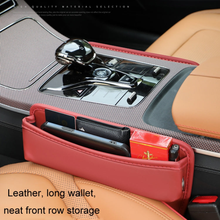 Car Gap Storage Box Seat Decoration Seat Filler Organizer(Black)