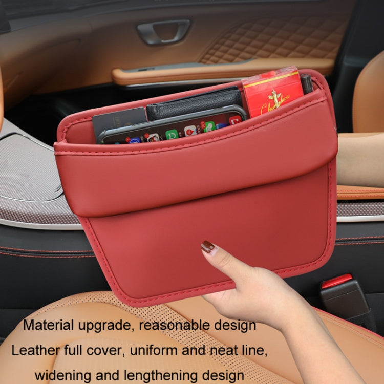 Car Gap Storage Box Seat Decoration Seat Filler Organizer(Black)