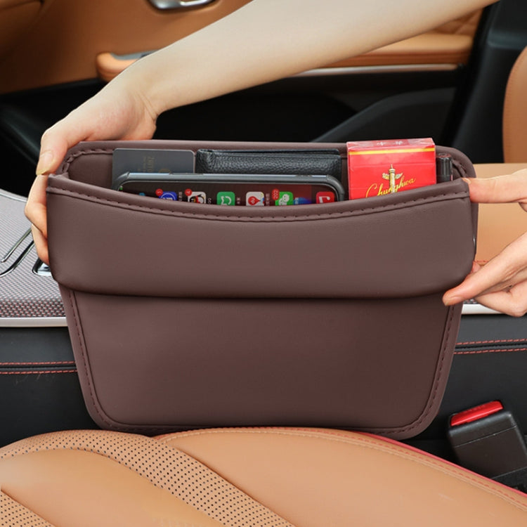 Car Gap Storage Box Seat Decoration Seat Filler Organizer(Black)