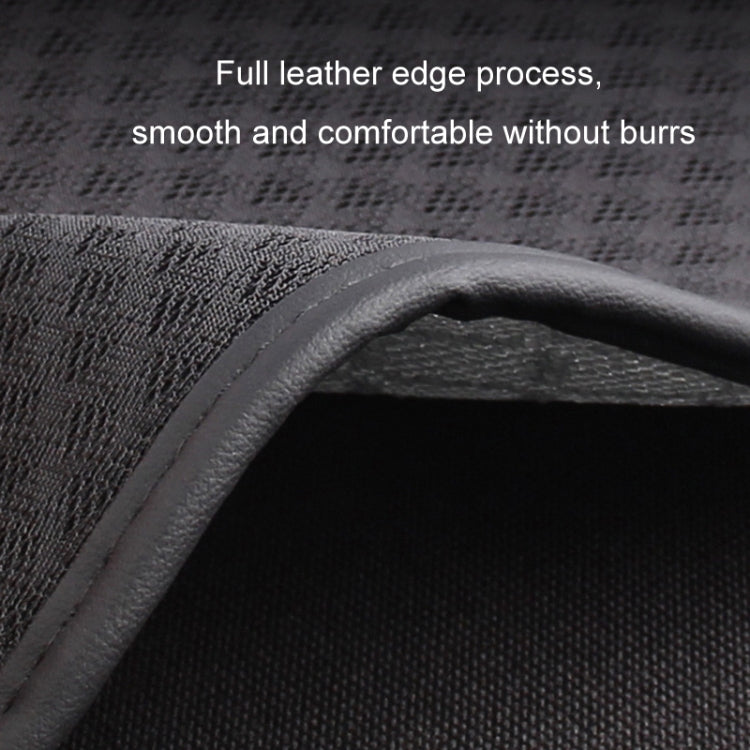 Car Seat Without Backrest Ice Silk Cushion(Black)