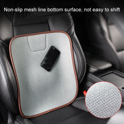 Car Seat Without Backrest Ice Silk Cushion(Claret)