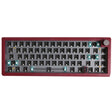 67 Keys Three-mode Customized DIY With Knob Mechanical Keyboard Kit Supports Hot Plug RGB Backlight, Color: Claret - free shipping - PMC TechLife - Order now!