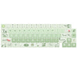 66 Keys 5-sided Heat Rise PBT Personalized Keycaps(Green) - Silicone / Sticker by PMC TechLife | Online Shopping South Africa | PMC TechLife | Buy Now Pay Later Mobicred