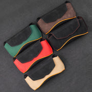 Car Sun Visor Multifunctional Glasses Case Card Storage Bracket(Mocha Brown)
