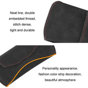 Car Sun Visor Multifunctional Glasses Case Card Storage Bracket(Red)