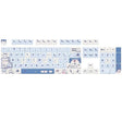 148 Keys MDA Height 5-sided Heat Rise PBT Mechanical Keyboard Keycaps(Blue) - Silicone / Sticker by PMC TechLife | Online Shopping South Africa | PMC TechLife | Buy Now Pay Later Mobicred