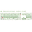 148 Keys MDA Height 5-sided Heat Rise PBT Mechanical Keyboard Keycaps(Green) - free shipping - PMC TechLife - Order now!
