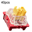 40pcs Customized Hot Swap Mechanical Keyboard 3Pin Shaft(Panda Paragraphs Shaft) - Other by PMC TechLife | Online Shopping South Africa | PMC TechLife | Buy Now Pay Later Mobicred