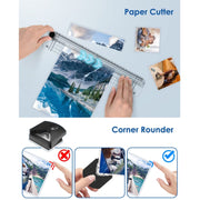 FN333 A4 Photo Laminating Machine With Hot And Cold Mode, Size: Set 4(US Plug)