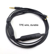 For Shure SE215+ MMCX Interface Audio Headphone Cable With Wire Control and Call Function