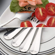 Stainless Steel Scraper Spoon Fruit Grapefruit Spoon Baby Digging Ball Spoon, Color: Silver