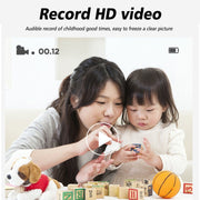 Children Instant Camera Mini Thermal HD Printer Video Photo Digital Camera, Spec: 16G  Pink