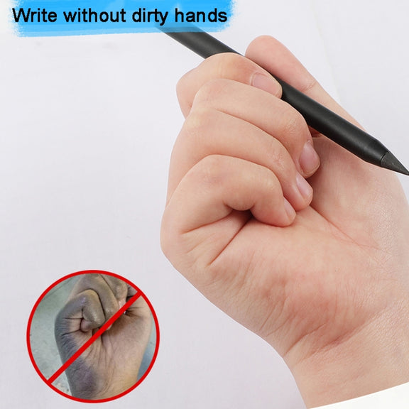 Office Pencil Unlimited Writing Eternal Metal Pen Inkless Pen Student Writing Pencil HB(Blue)
