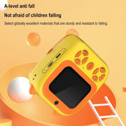 1080P Instant Print Camera 2.8-inch IPS Screen Front and Rear Dual Lens Kids Camera, Spec: Blue+32G Card