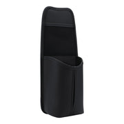 Car Seat Leather Multifunctional Tissue Water Cup Storage Hanging Bag(Black)