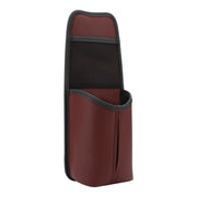 Car Seat Leather Multifunctional Tissue Water Cup Storage Hanging Bag(Red)