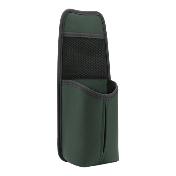 Car Seat Leather Multifunctional Tissue Water Cup Storage Hanging Bag(Army Green)
